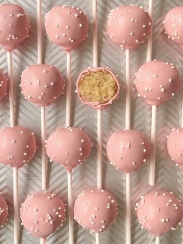 Starbucks copycat birthday cake pop
