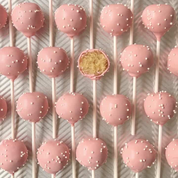 Starbucks copycat birthday cake pop