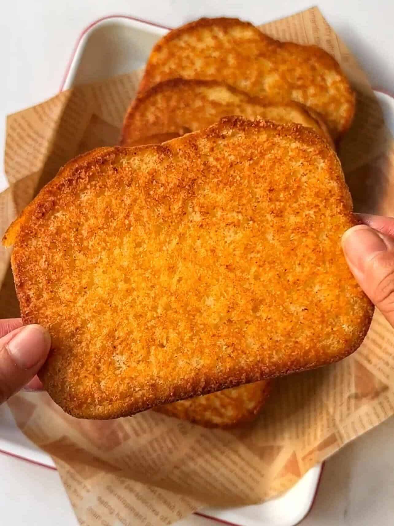 sizzler copycat cheese toast close up