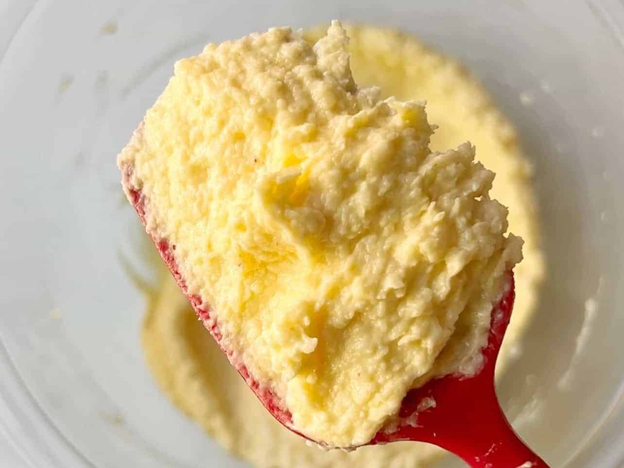 close up of parmesan butter