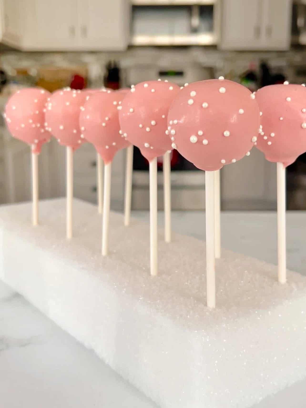 Starbucks copycat birthday cake pops
