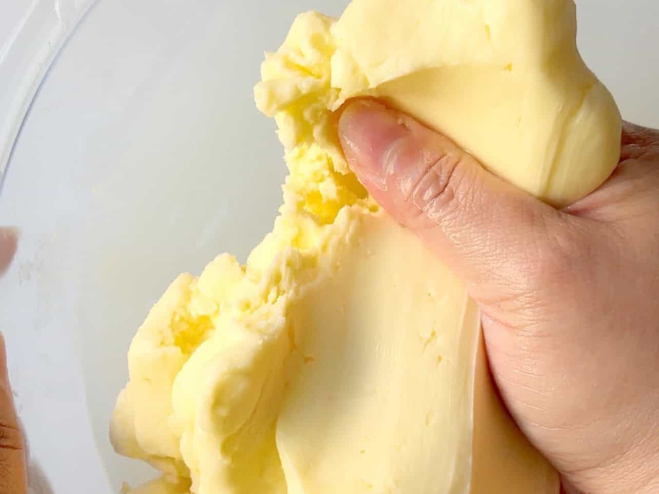 rinse butter thoroughly
