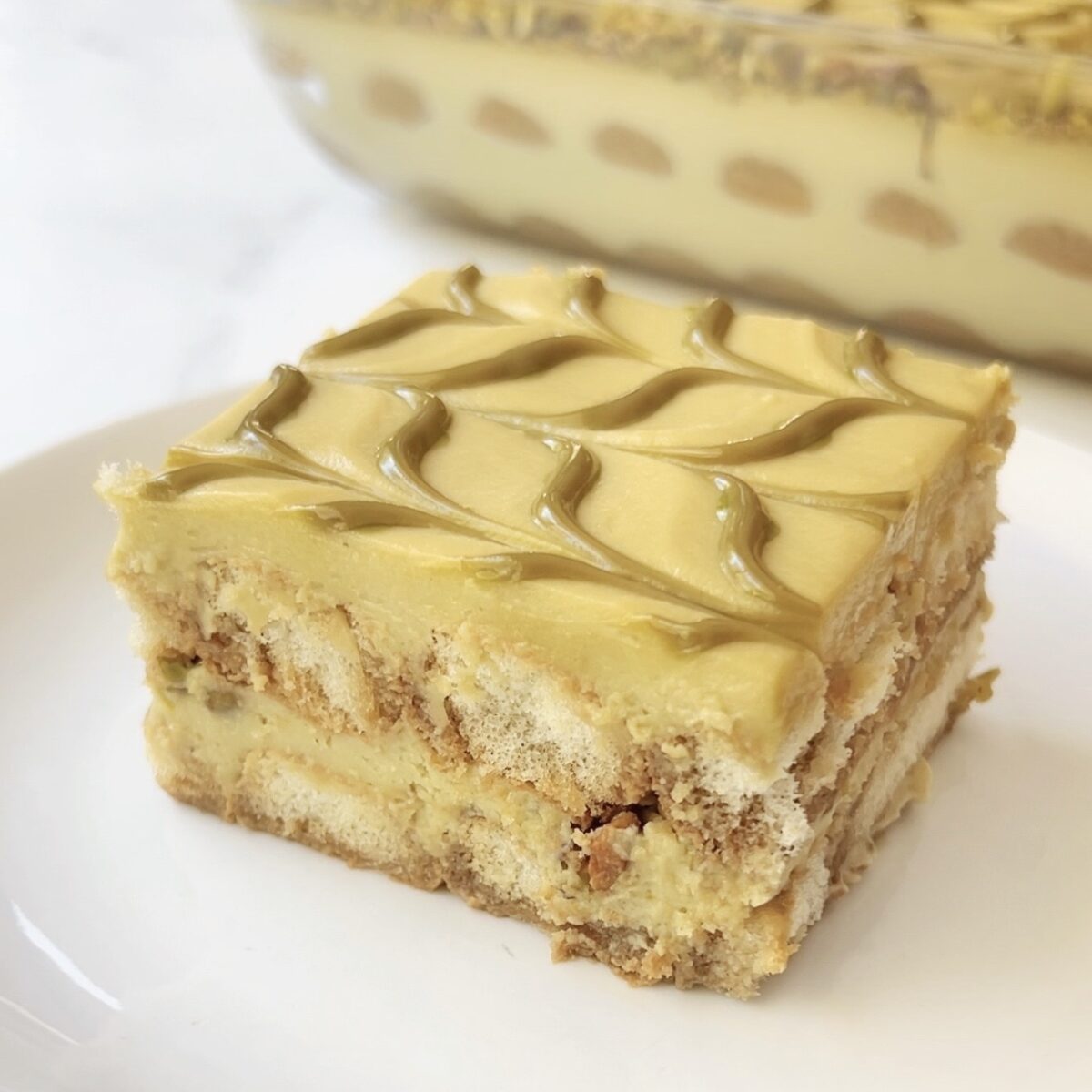 Pistachio Tiramisu