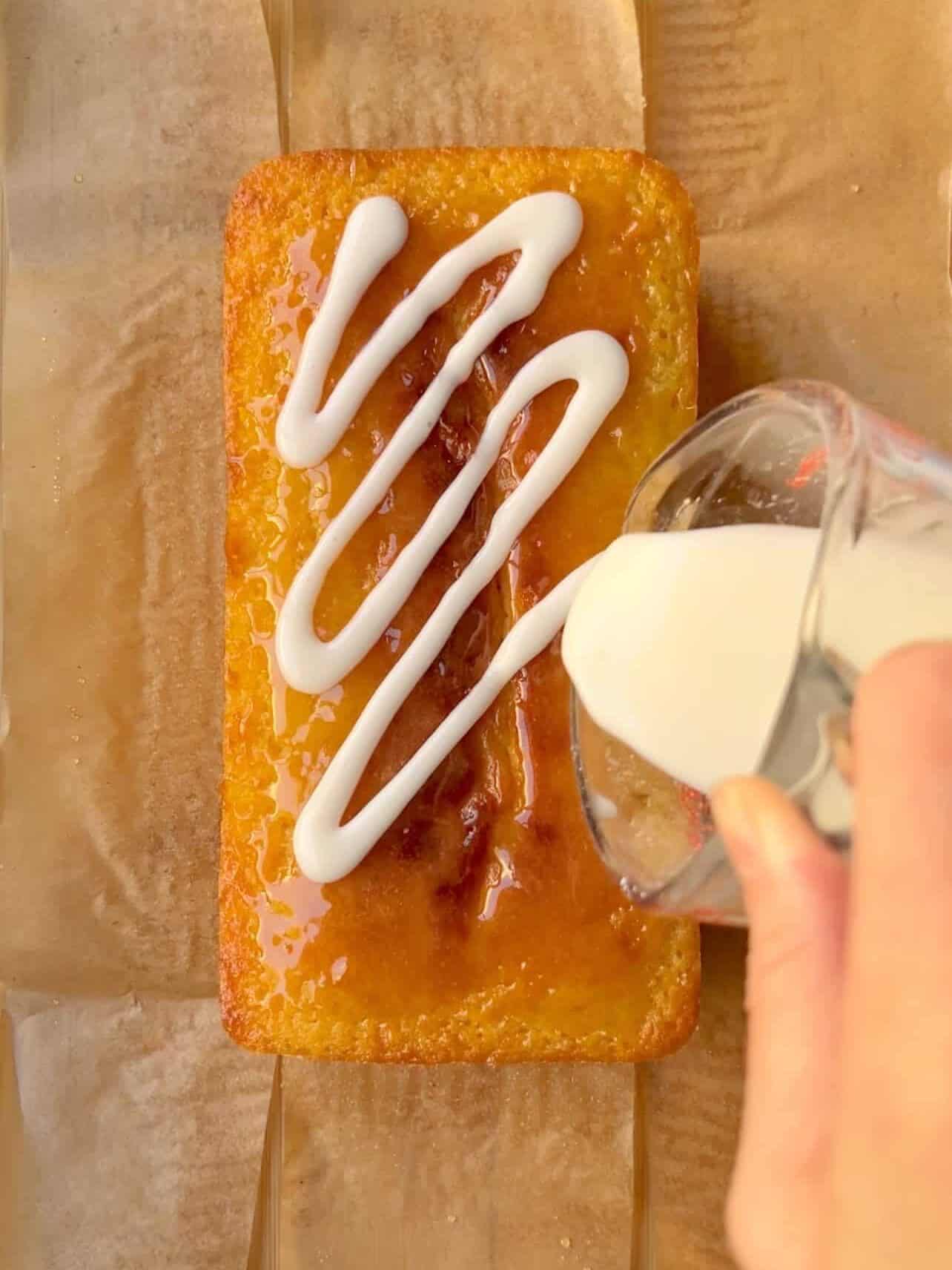 Icing Starbucks Copycat Lemon Loaf
