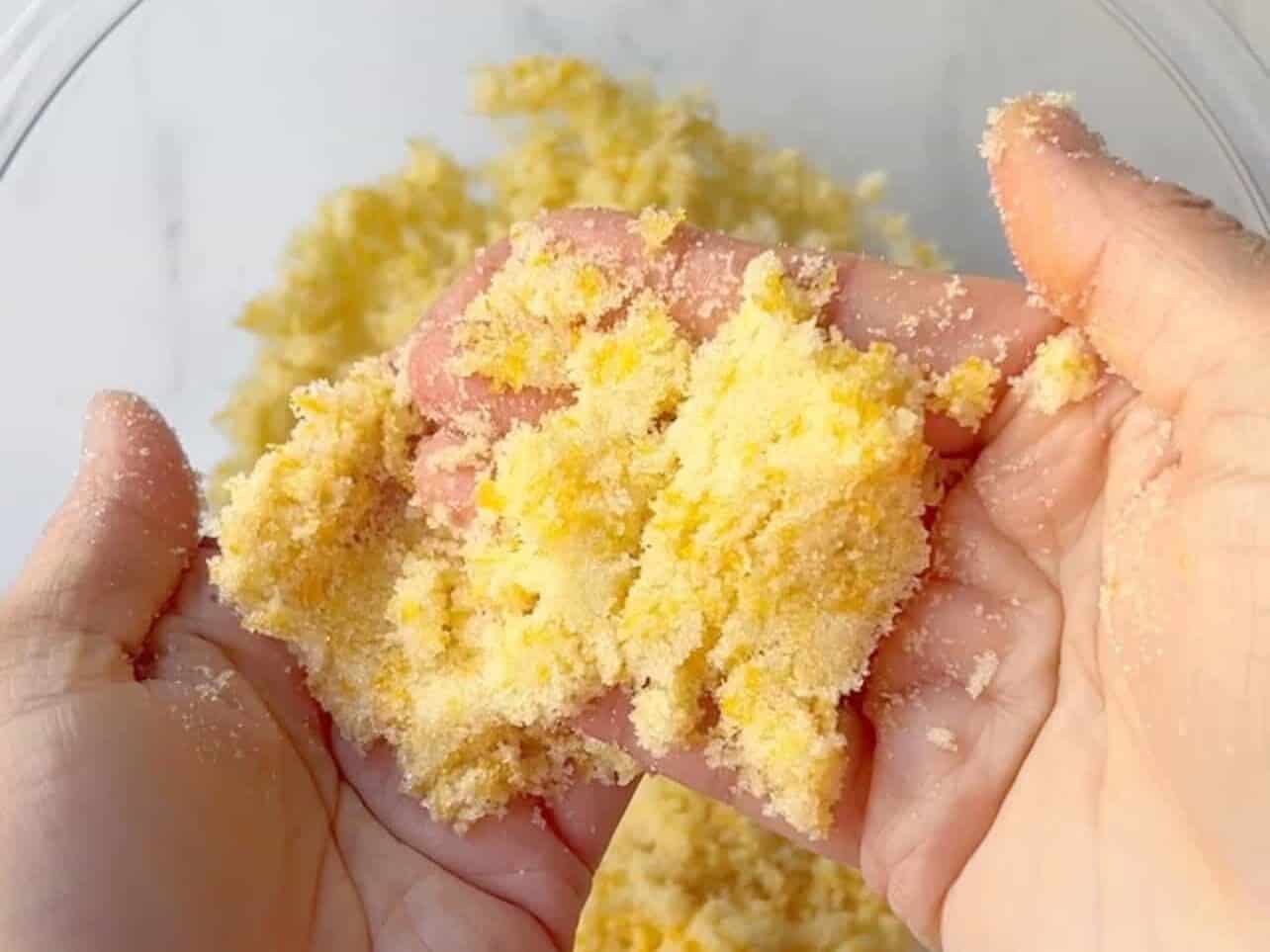 rubbing zest and sugar together gives lemon loaf a more intense lemon flavor