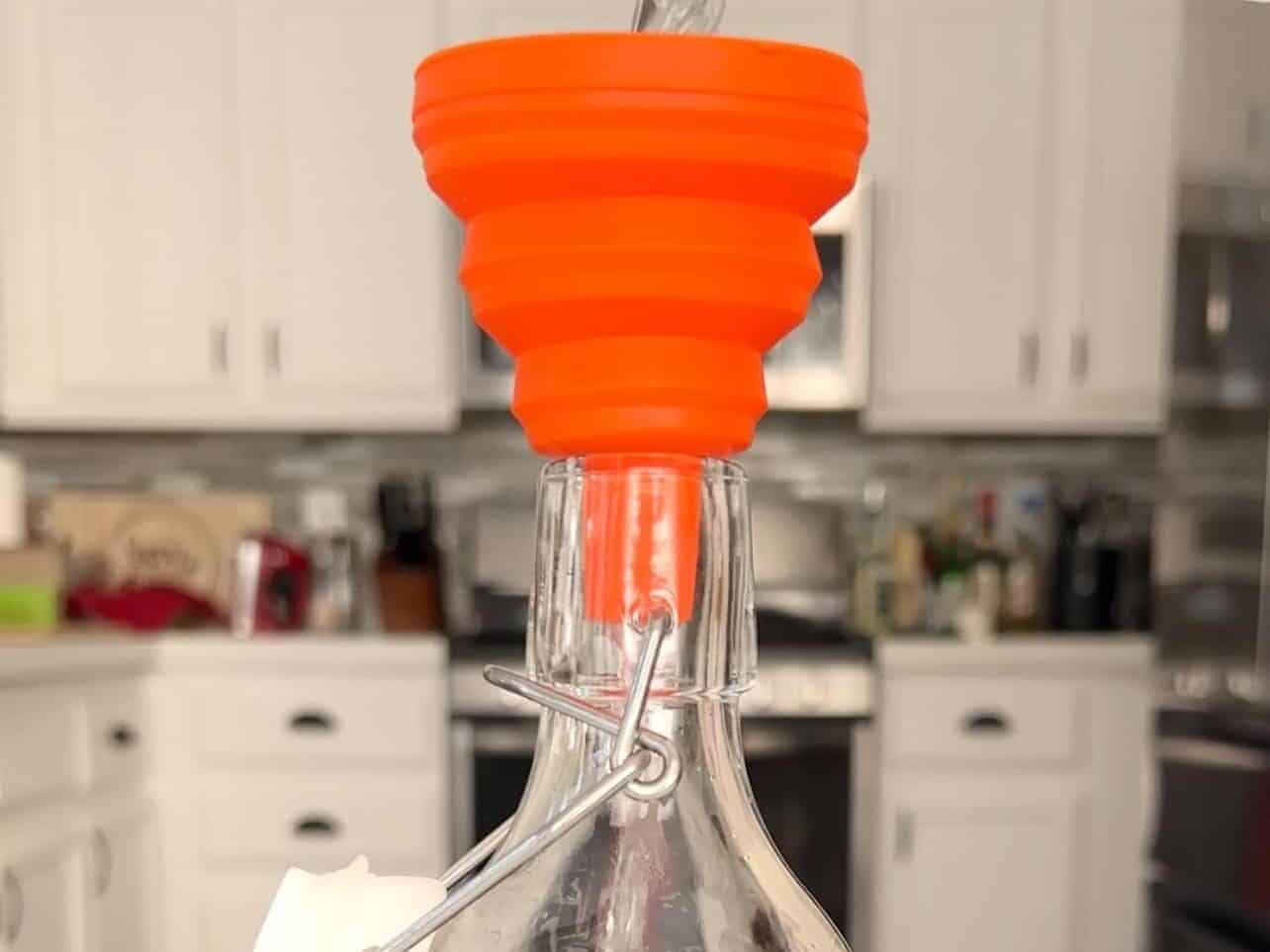 combine vanilla beans and alcohol to make homemade vanilla