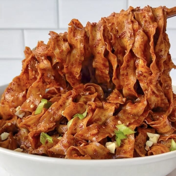 spicy peanut noodles feature image