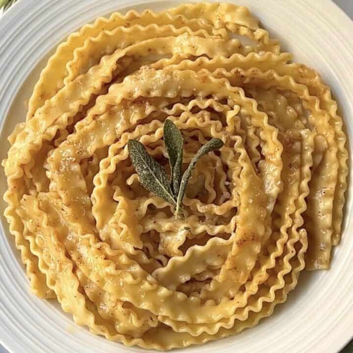 Sage Brown Butter Brie Pasta