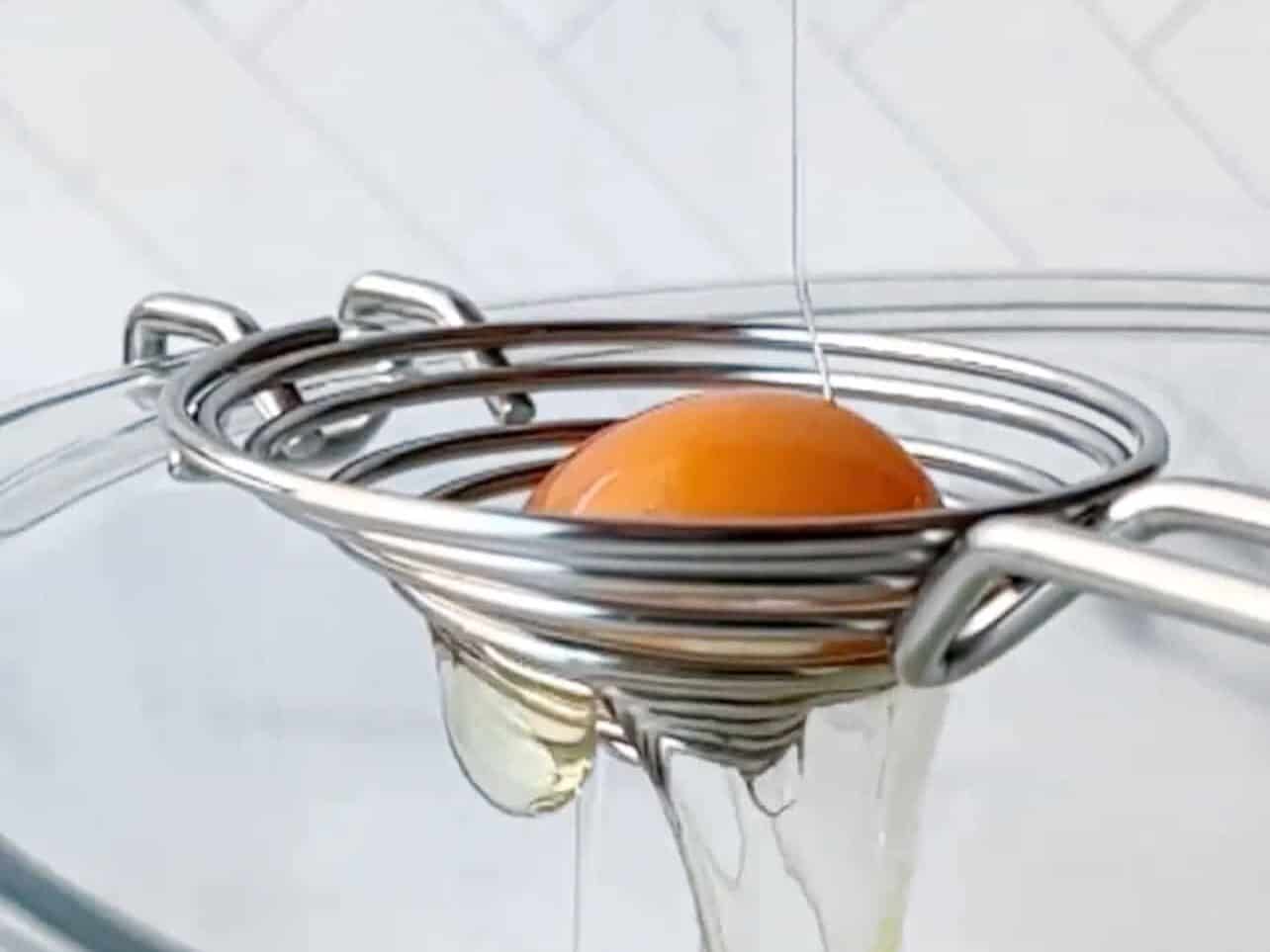 separate egg yolks to use egg whites for fortune cookie batter