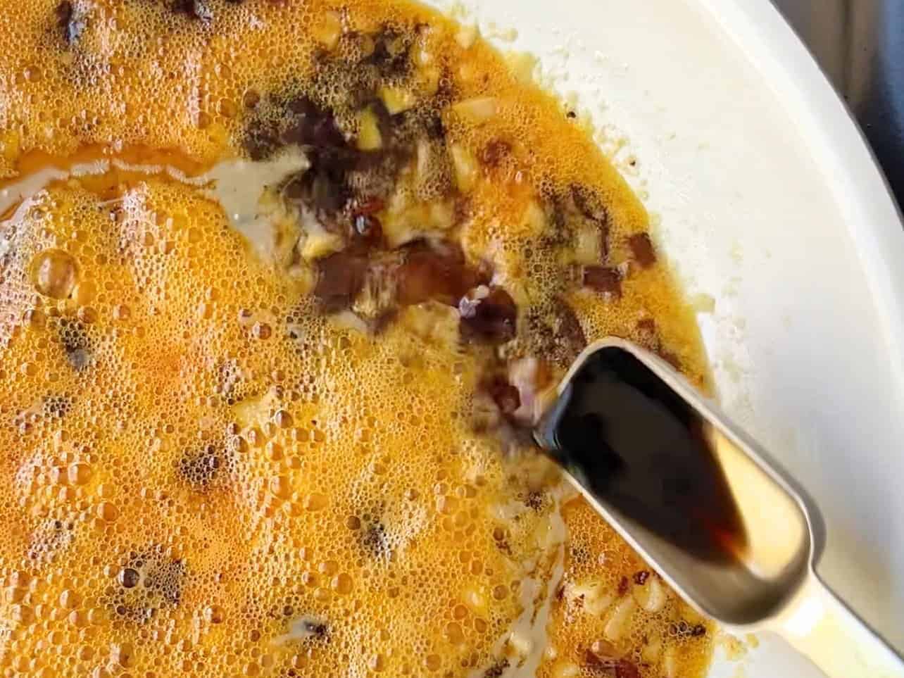 creating pasta sauce using Asian ingredients