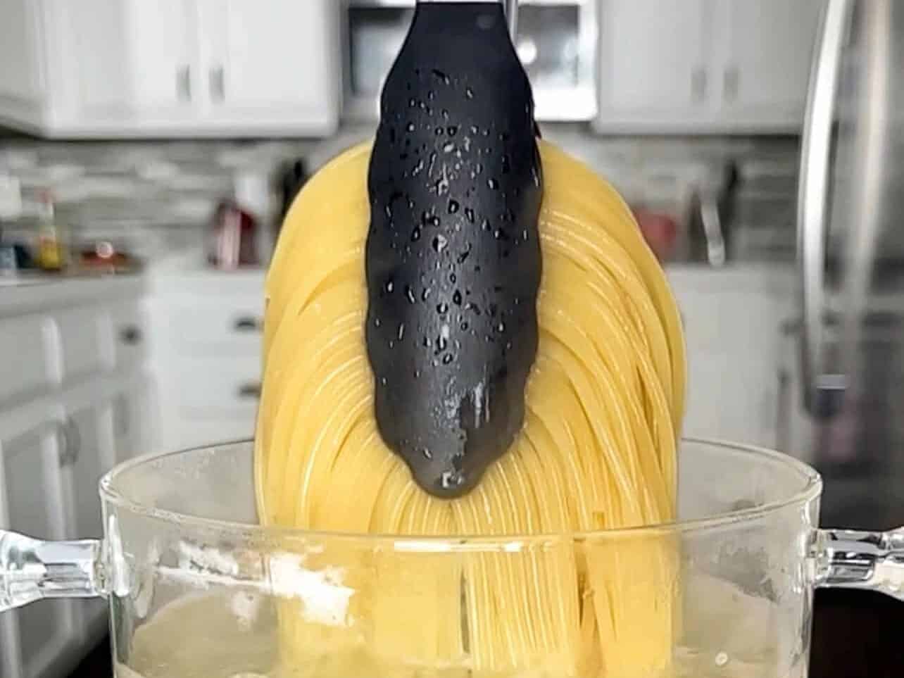 cooking al dente spaghetti