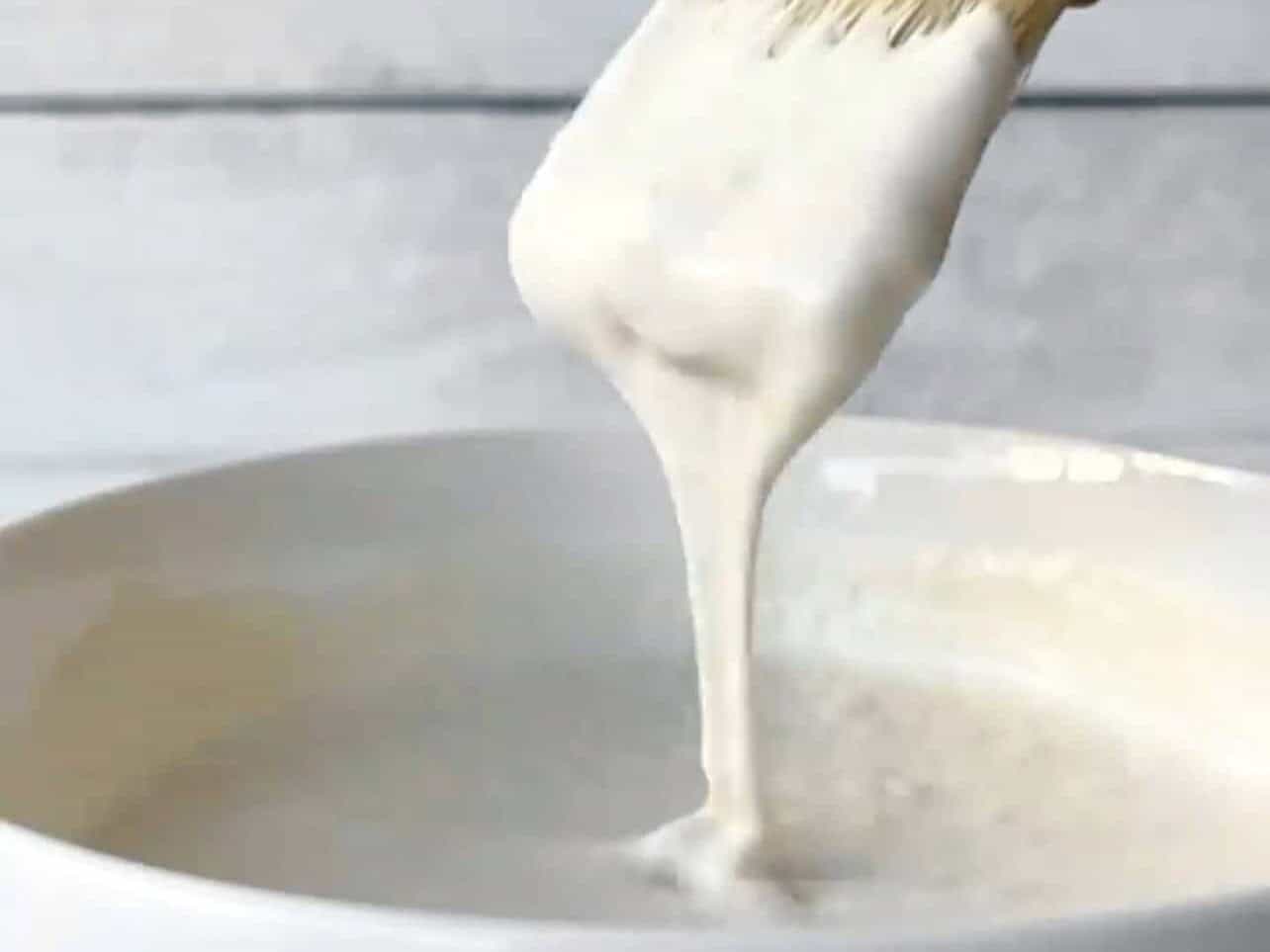 consistency of flour paste for dutch crunch top