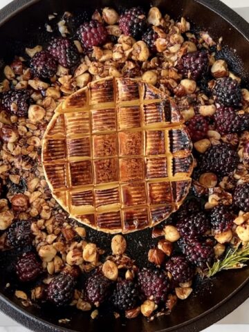 skillet baked brie