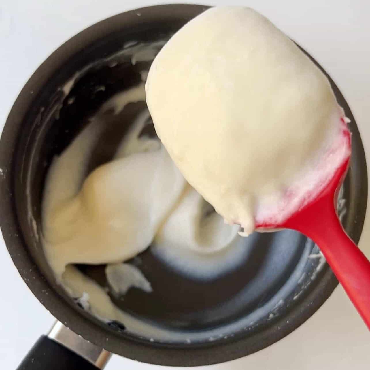 cook tangzhong until it turns into a paste