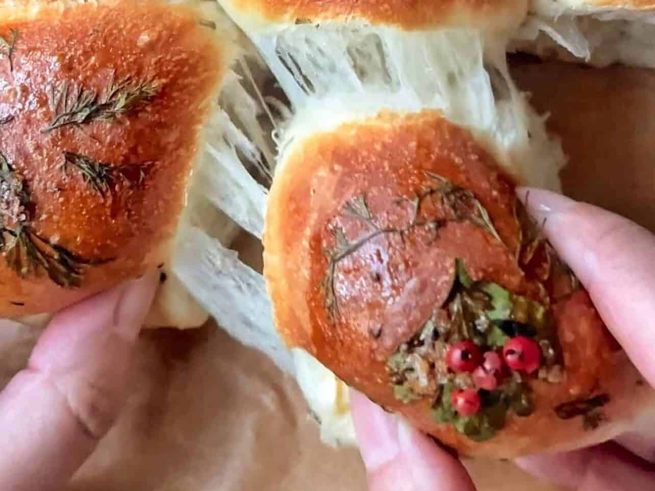 bake festive holiday dinner rolls until golden brown