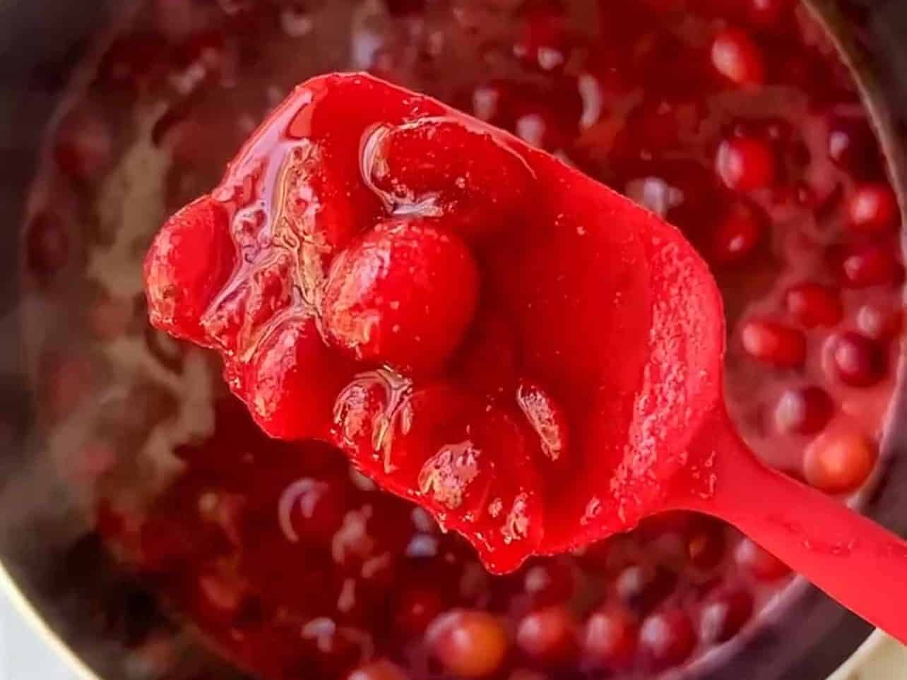 cranberry sauce thickening