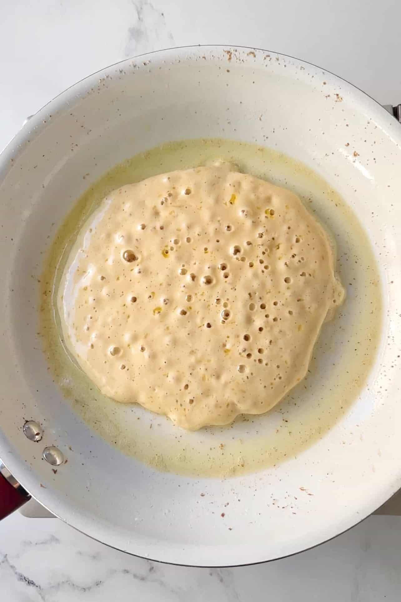 bubbles will appear and start burst