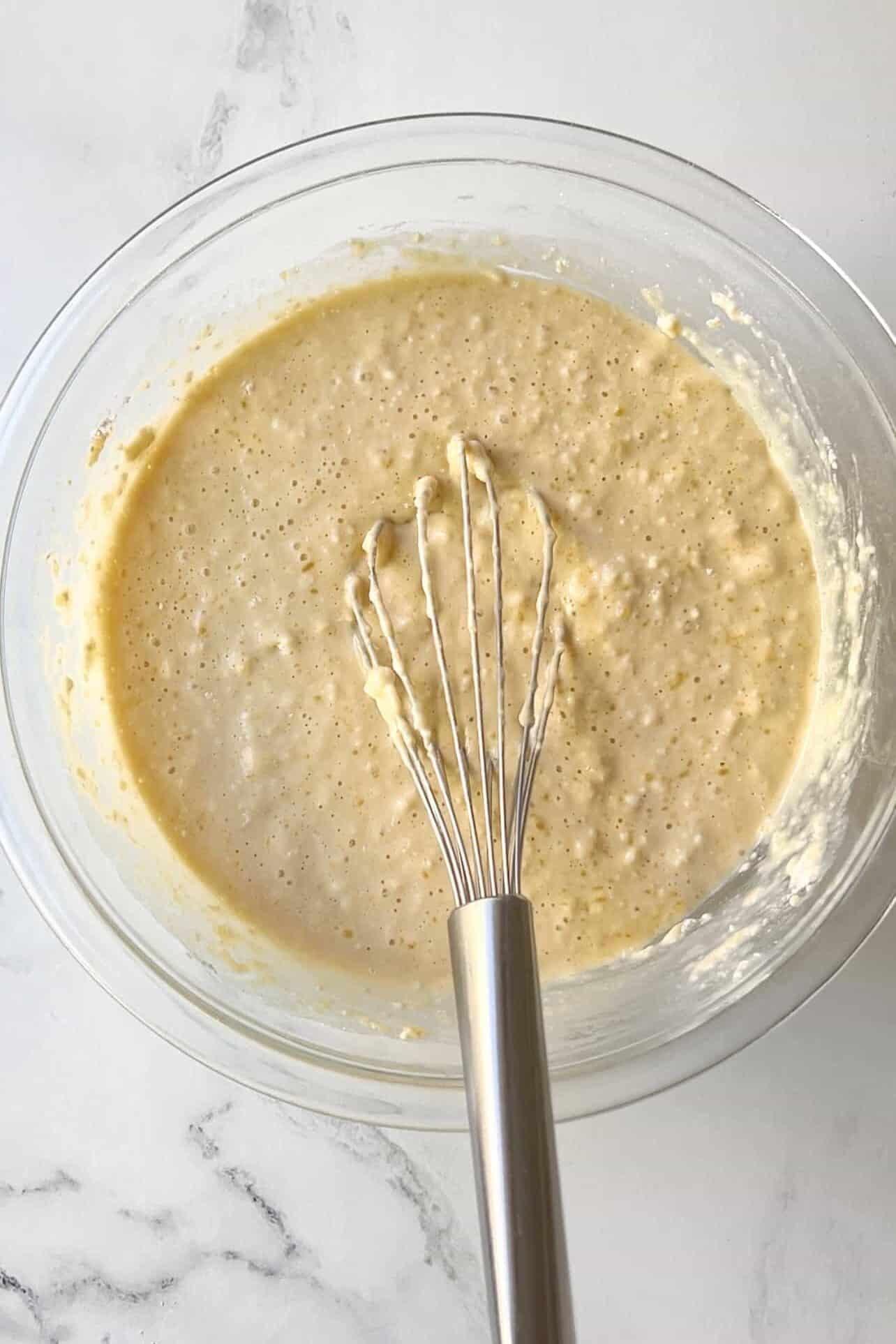 do not over-mix pancake batter