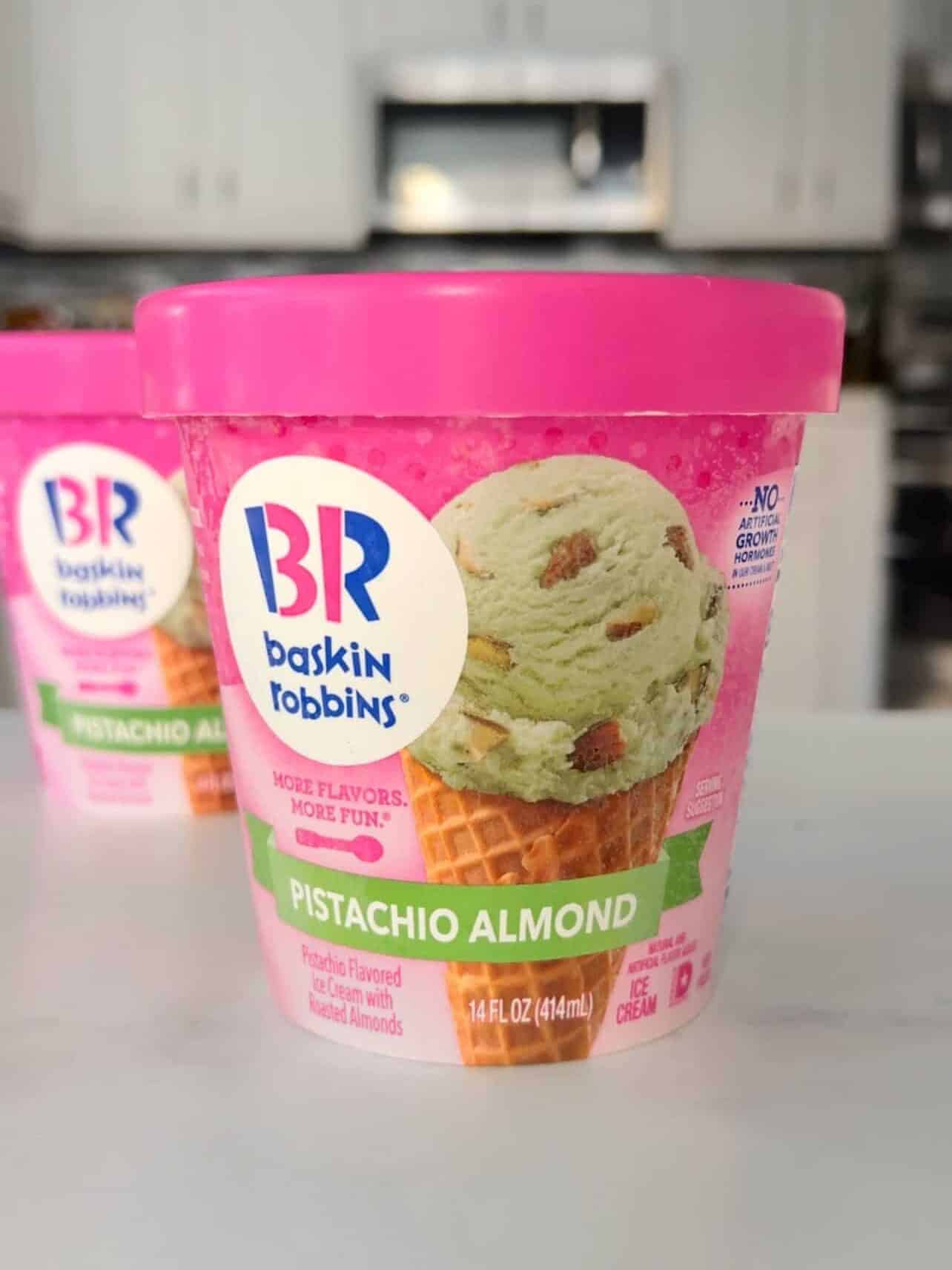 baskins robbins pistachio almond ice cream
