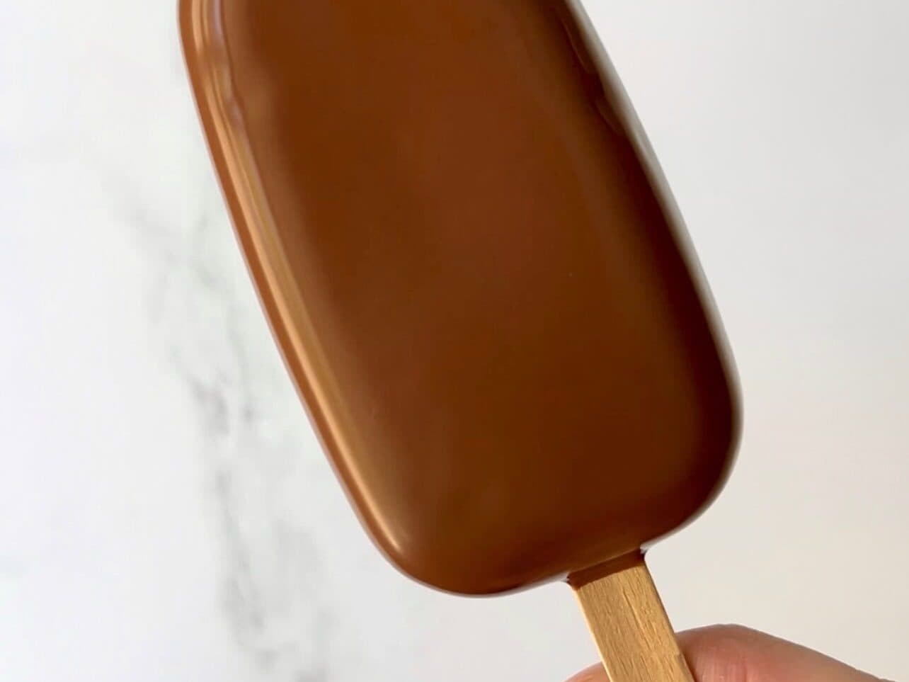 chocolate coating hardening as it turns matte