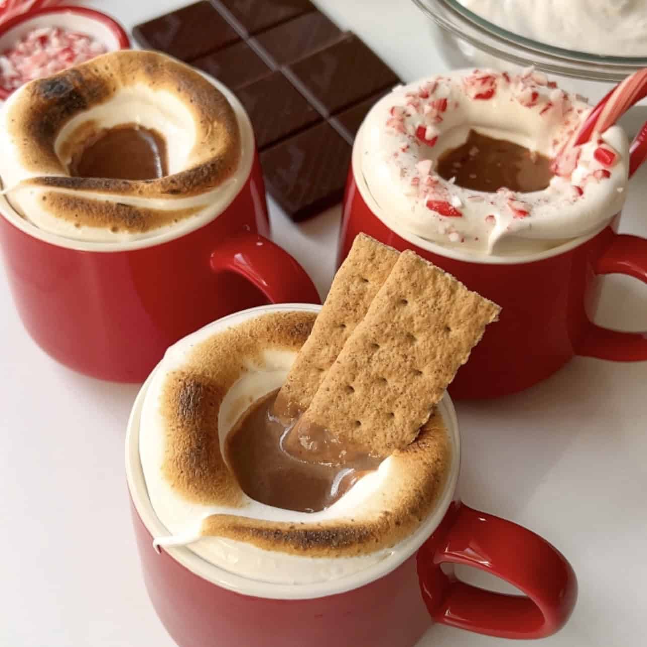 Creamy Hot Cocoa w/ Torched Marshmallow | happytummy702