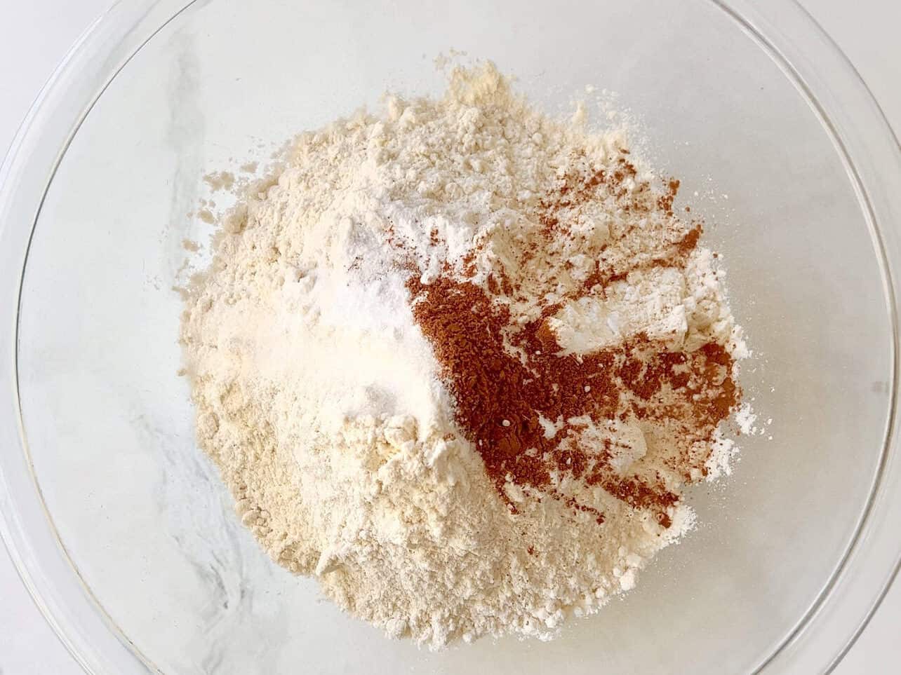 combine dry ingredients in a bowl