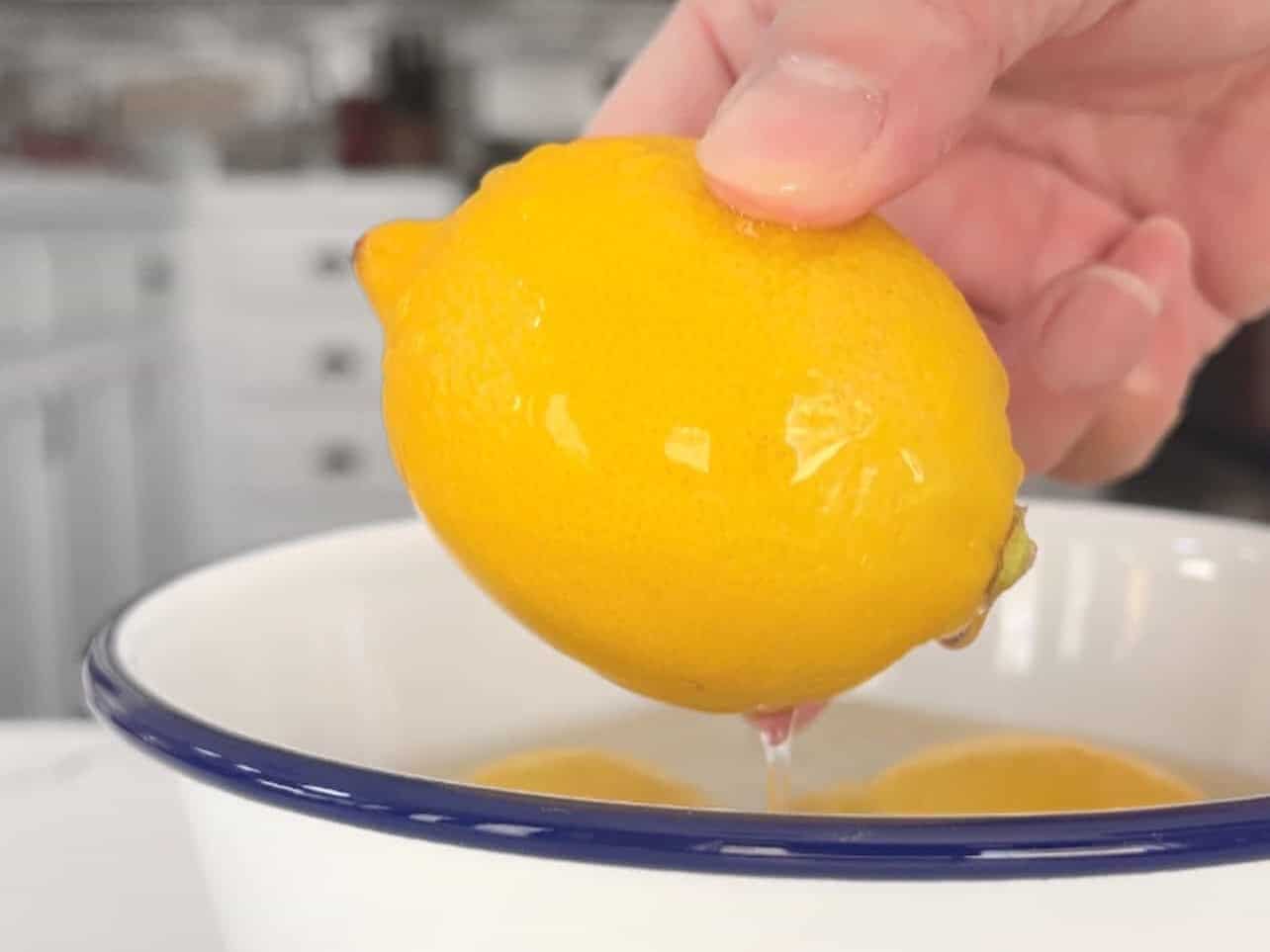 soak and clean lemons when using zest