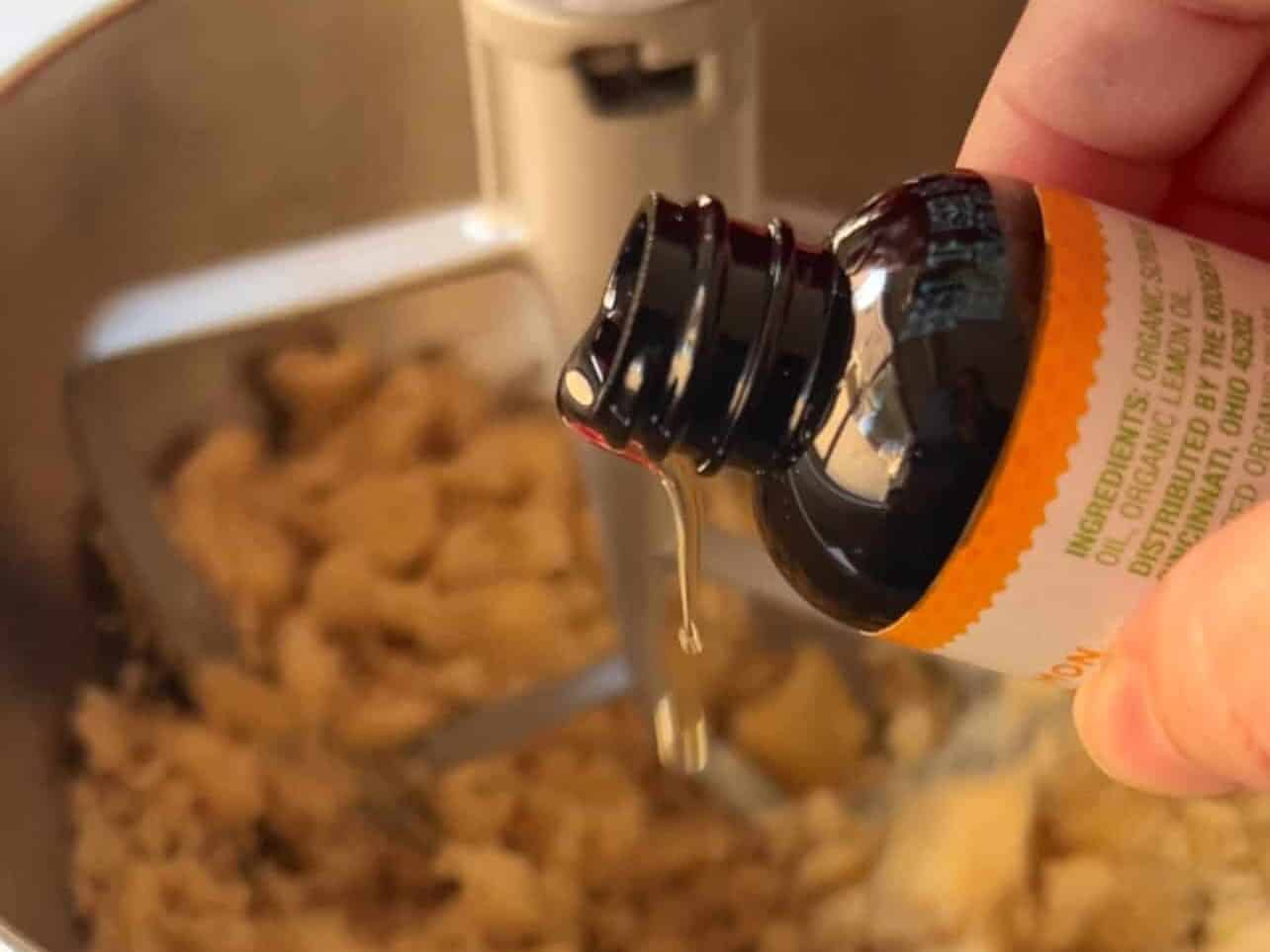 add lemon extract if desired for lemon cookies 