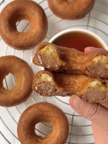 savory breakfast pancake donuts
