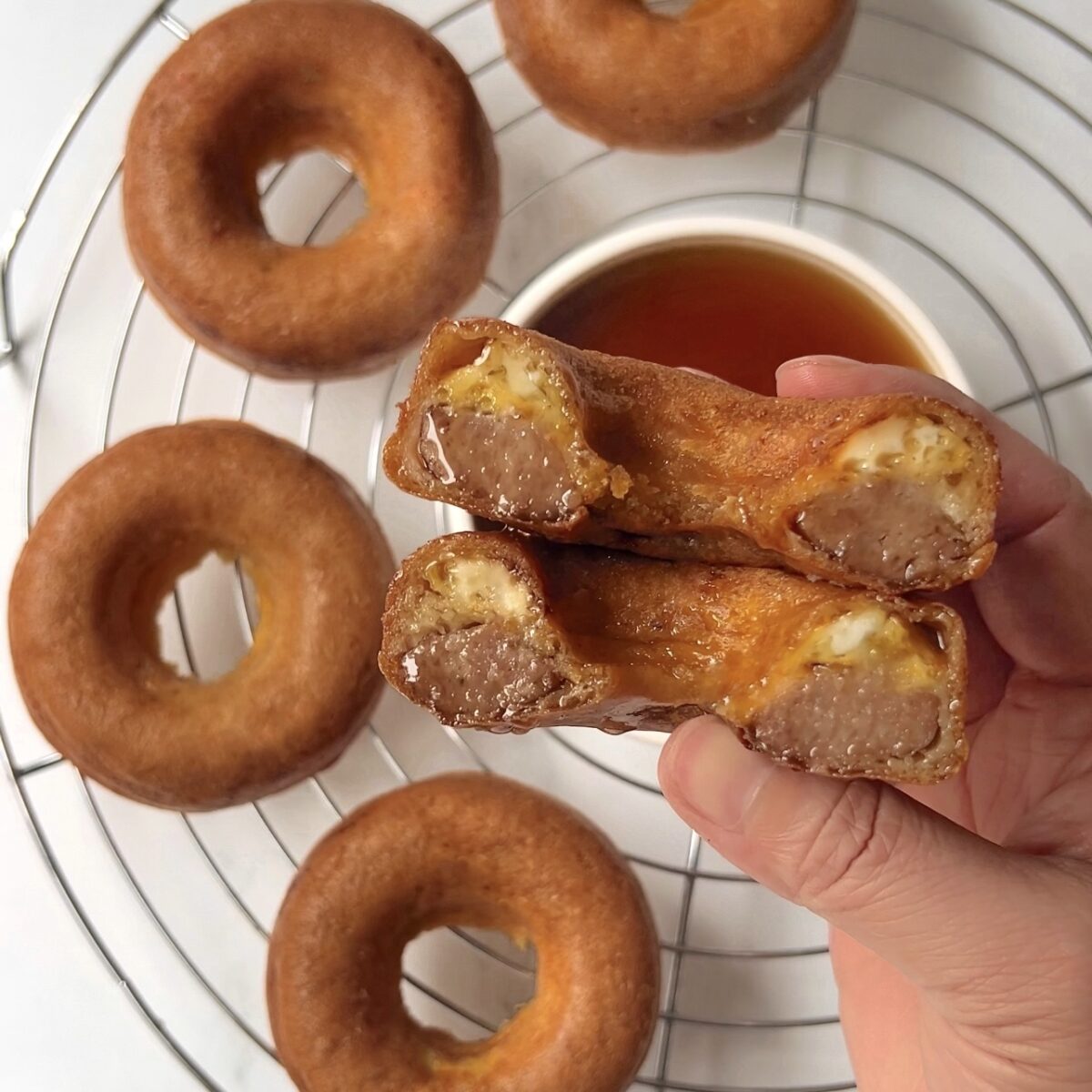 Easy Savory Breakfast "Donuts"