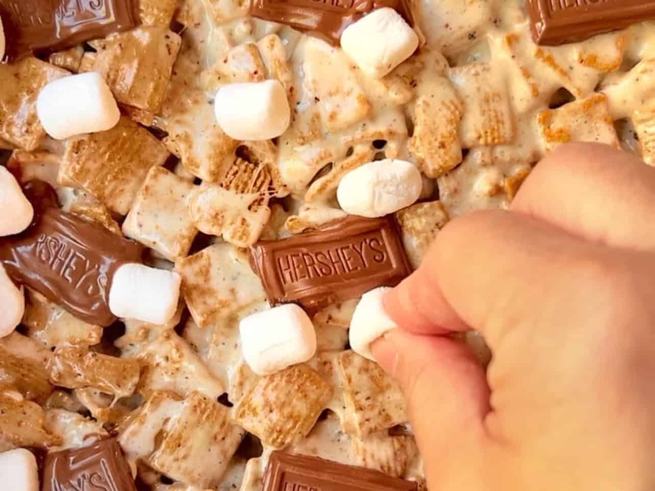 add extra marshmallows for topping