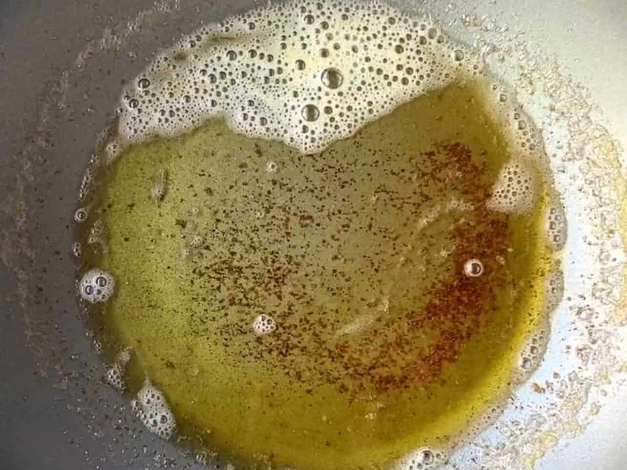 amber specks appear when brown butter is done