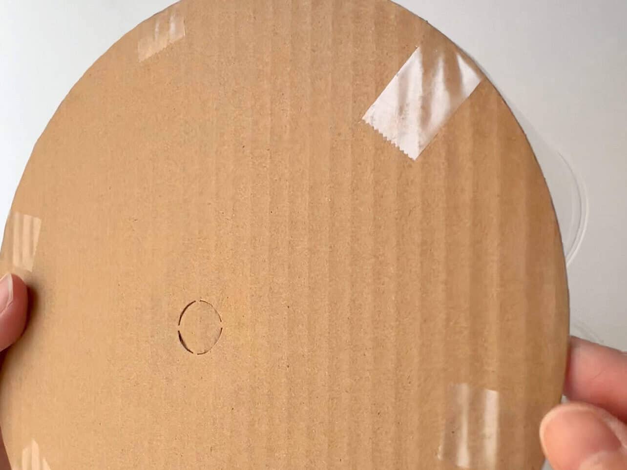 cake board for base of cupcake bouquet