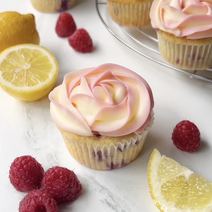 Lemon Raspberry Cupcakes