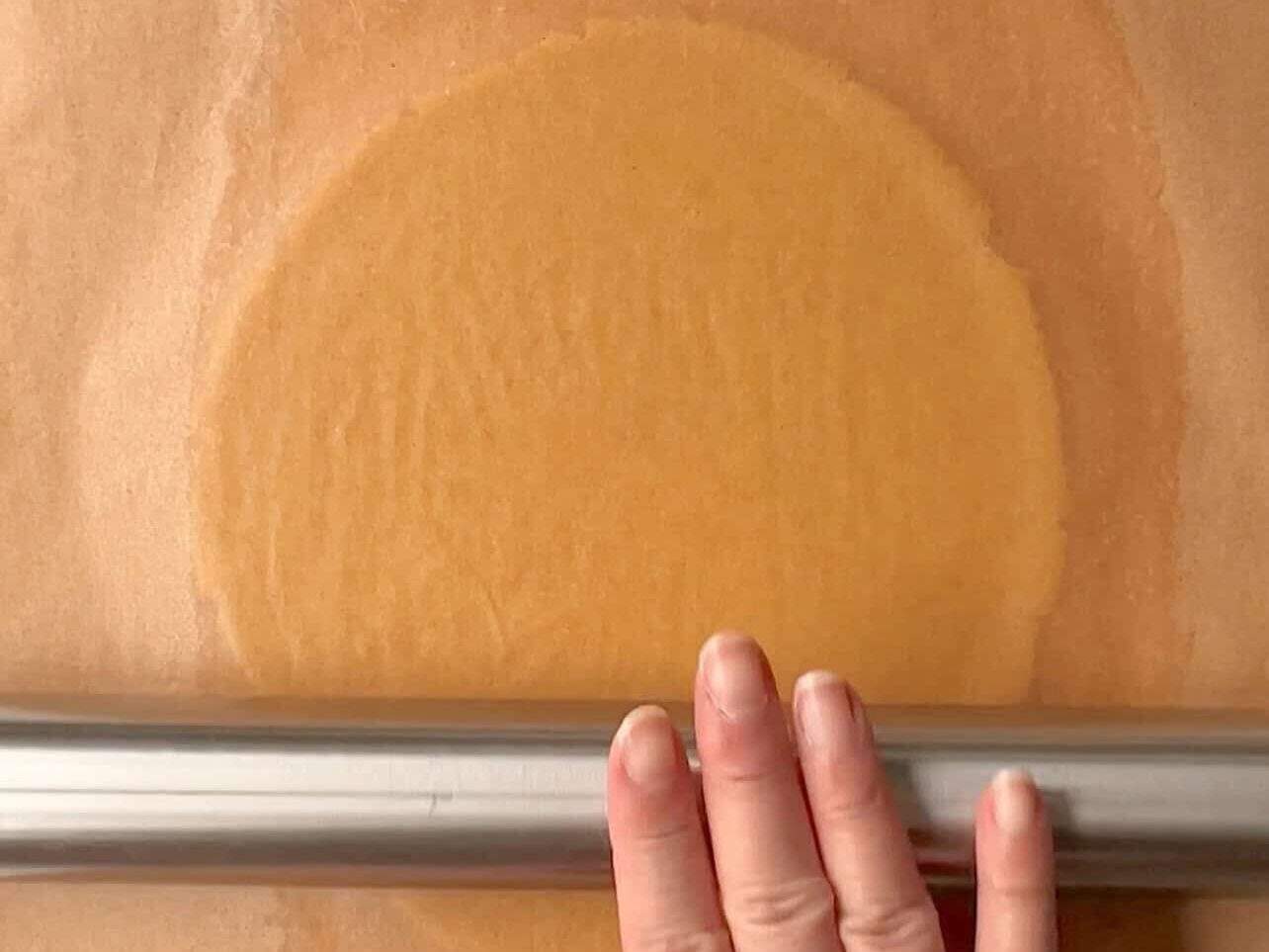 gather scraps and re-rolling cookie dough
