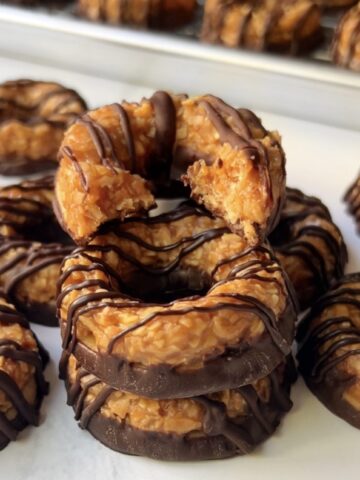 Girl Scout Copycat Samoas Cookies