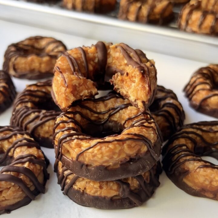 Girl Scout Copycat Samoas Cookies