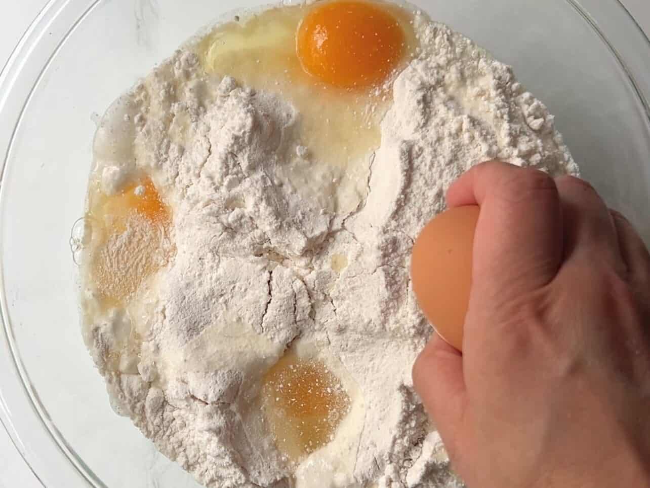 adding extra egg and swapping milk for classic vanilla cake mix