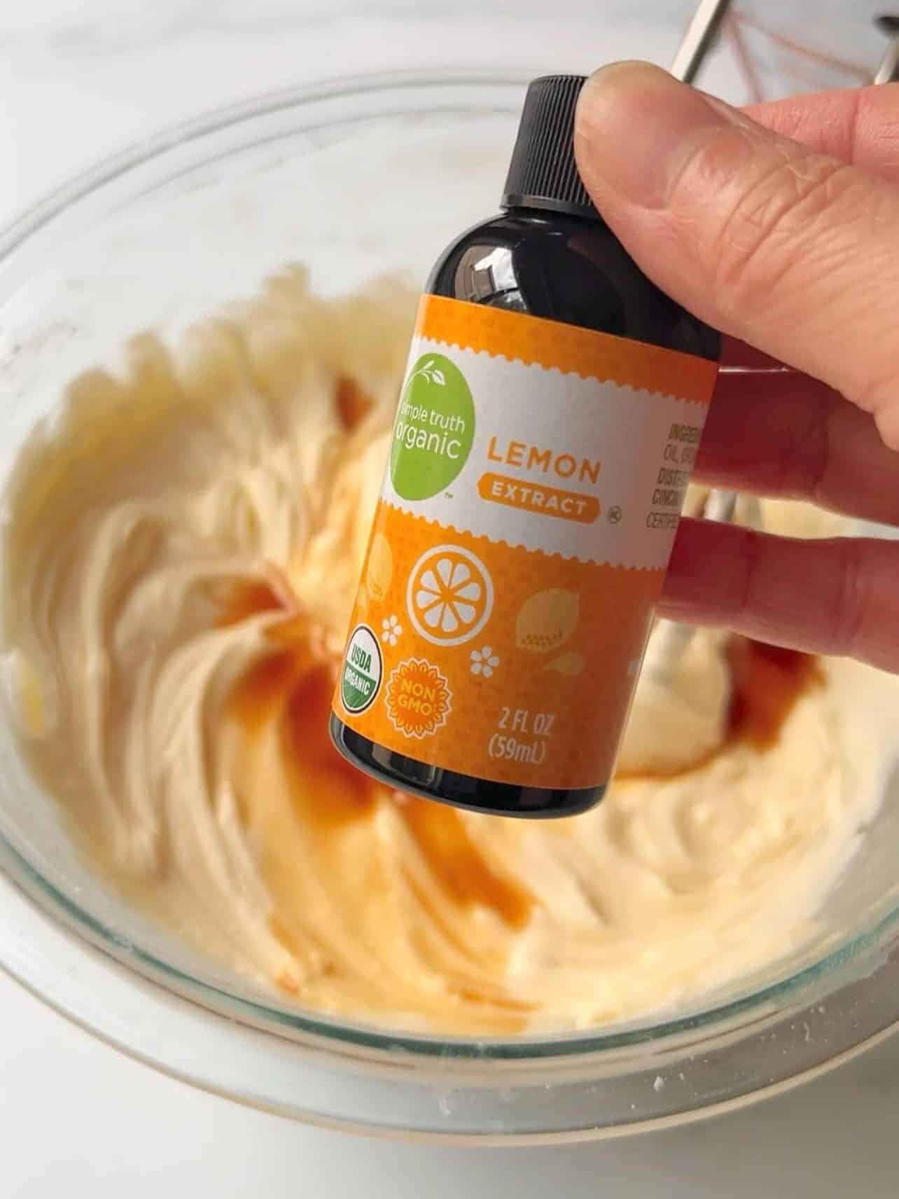 lemon extract added to cinnamon roll frosting to mimic Cinnabon's frosting